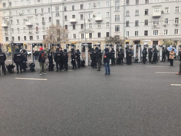 Митинг 29 сентября на проспекте Сахарова. Хроника