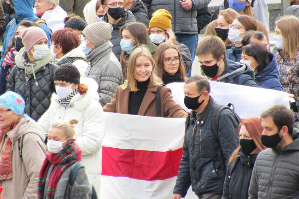 Митинг оппозиции в Минске